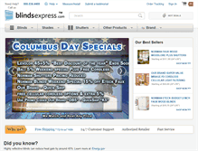 Tablet Screenshot of blindsexpress.com
